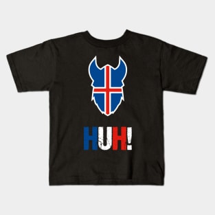 Iceland Soccer HUH! Viking War Chant T-Shirt 2018 Island Football Kids T-Shirt